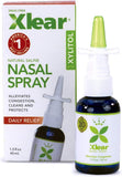 Xlear solution saline nasale pompe, pratique pour nettoyer et apaiser les muqueuses.