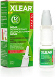 Xlear spray nasal 12 heures avec pompe pour soulagement rapide de la congestion