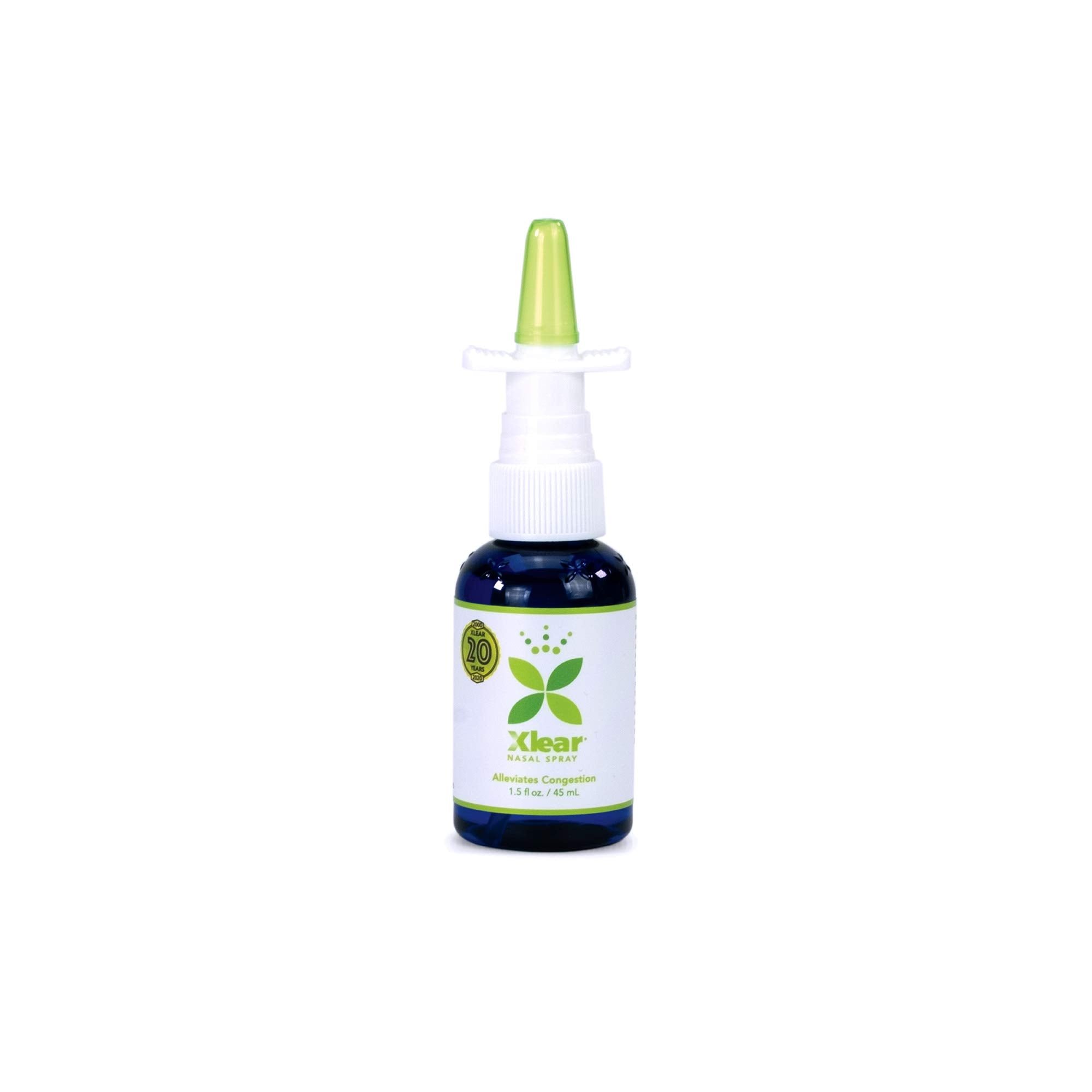 Spray nasal naturel Xlear utilisé au quotidien pour une respiration plus claire.