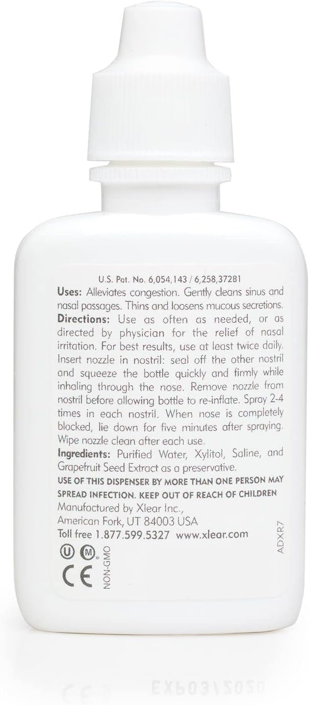 Utilisation par enfant: spray nasal simple et sûr.