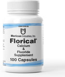 Xllent Florical : bouteille de capsules Calcium et Fluorure, soutien minéral quotidien.