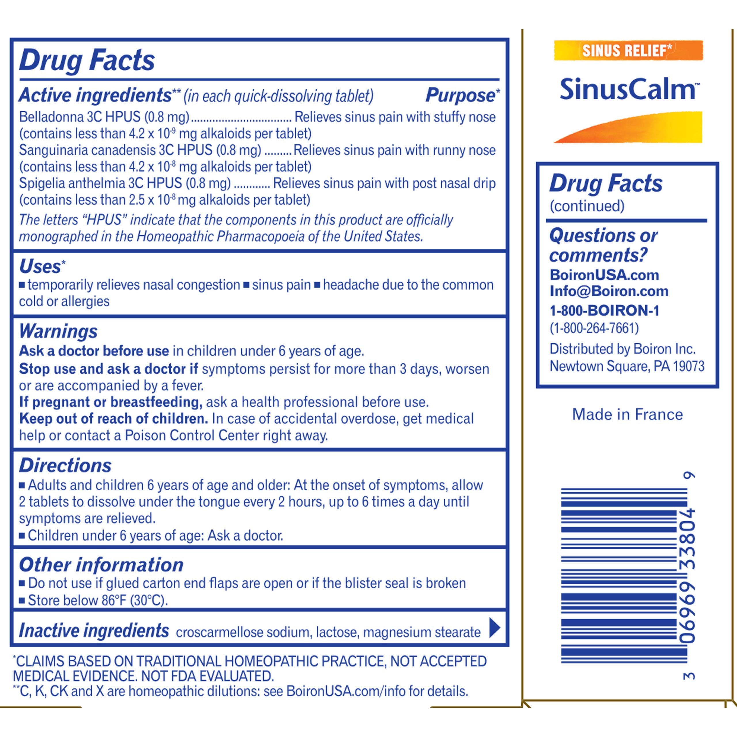 Xllent Sinus Calm – dosage pratique pour les journées actives.
