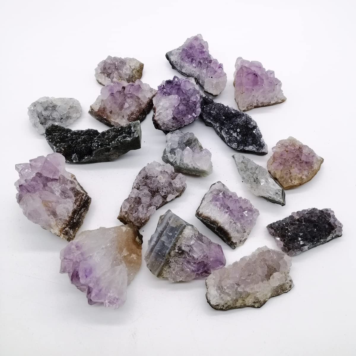 XMHOME améthyste géode brute – idéale pour méditation et travail des chakras.