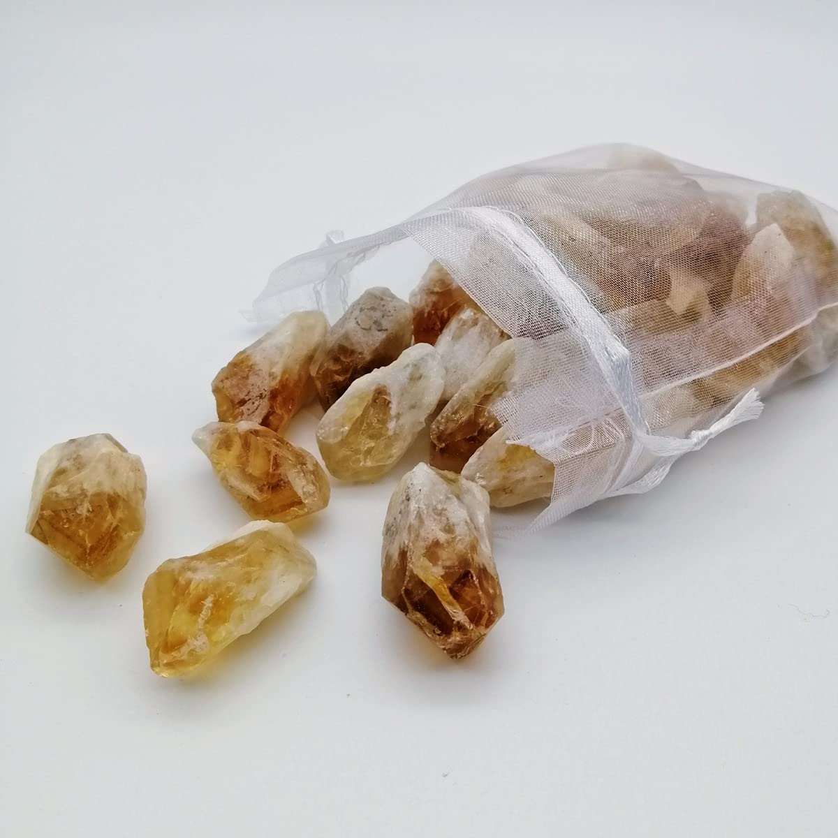 XMHOME Citrine petit bloc brut, utile pour décor et projets manuels.