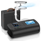 XNPINDA CPAP Auto: unité avec tuyau et humidificateur pour confort nocturne.