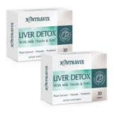 Xontravix Detox Foie en comprimé blister, pratique pour une routine quotidienne.