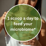 Xiome365 Xooma: prébiotiques acacia-baobab, fibres nourrissant le microbiome.