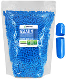Capsules vides XPRS Nutra taille 00 en gelatine bleue pour remplissage précis.