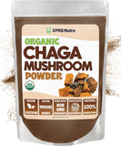 Poudre de Chaga XPRS Nutra dans une bouteille prête à thé