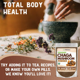 Cuillère doseuse XPRS Nutra avec poudre Chaga pour boissons