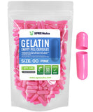 XPRS Nutra Size 00 capsules vides rose – idéale pour remplissage précis.