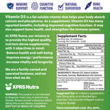 XPRS Nutra D3 Poudre sans gluten et neutre