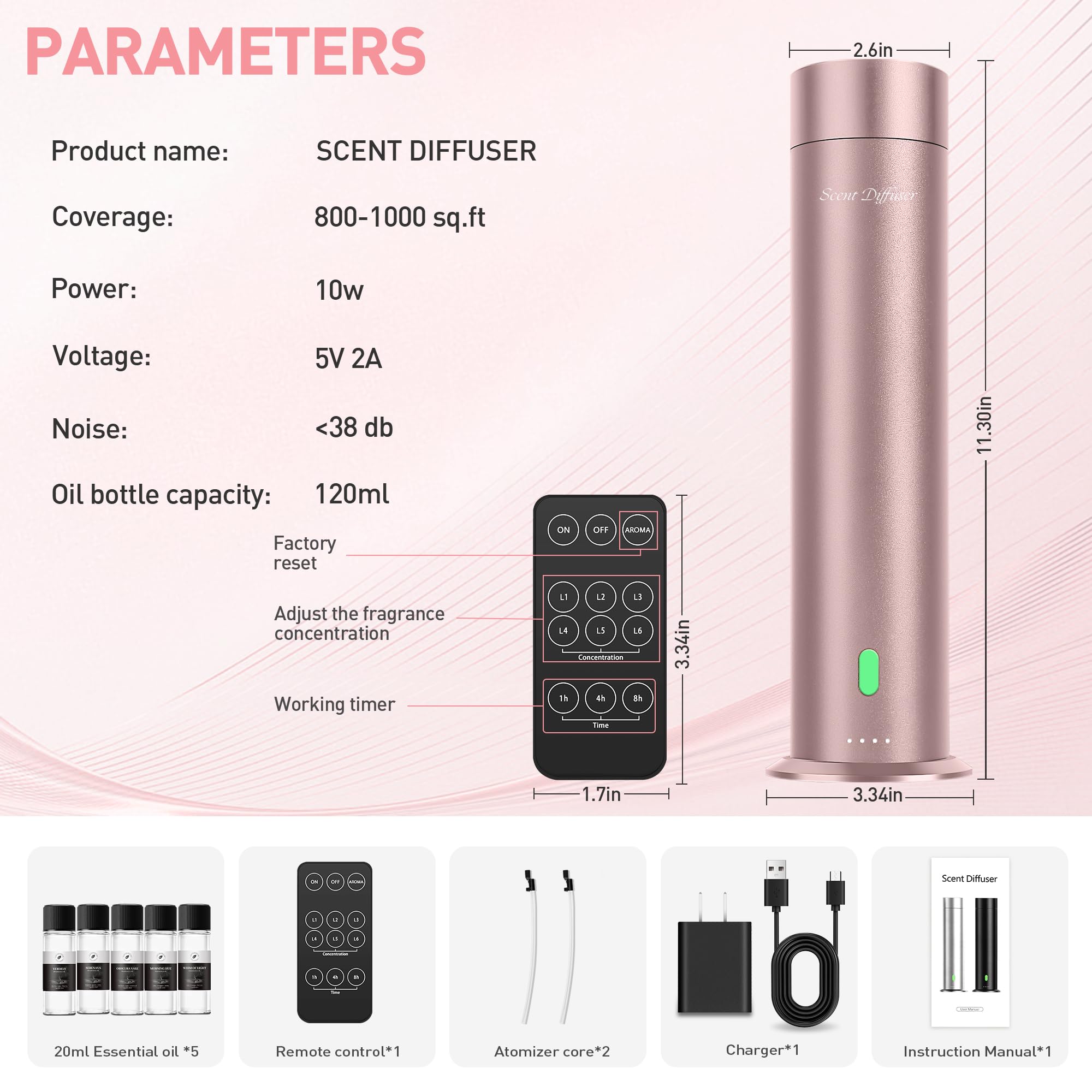 Kit de démarrage Xspidem avec cinq huiles incluses pour commencer.