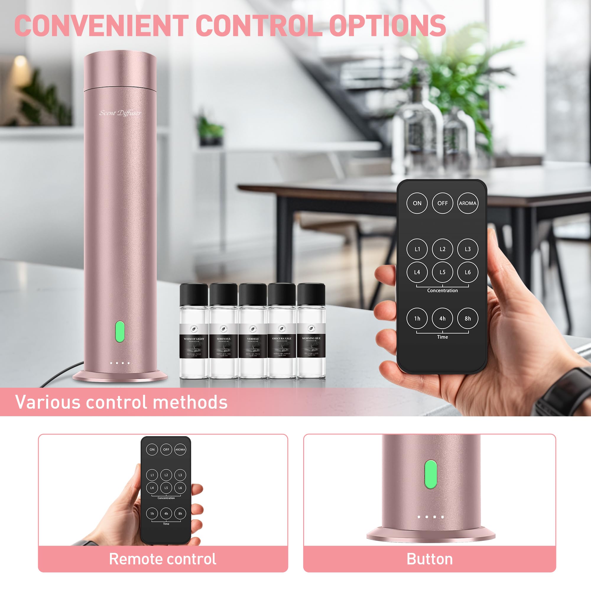 Xspidem avec six niveaux d'intensité pour personnaliser l'ambiance.