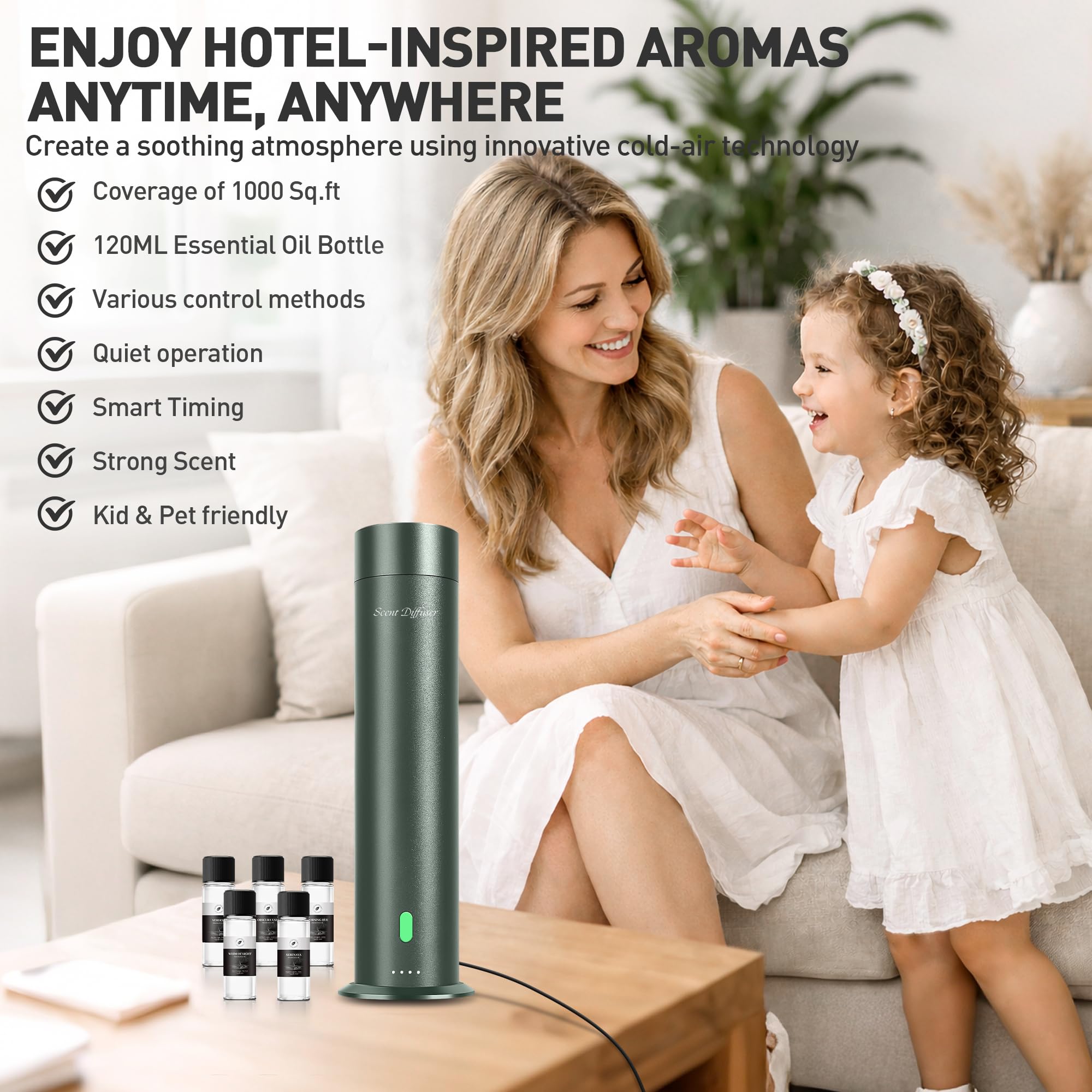 Diffuseur XspideM au design luxueux en aluminium.
