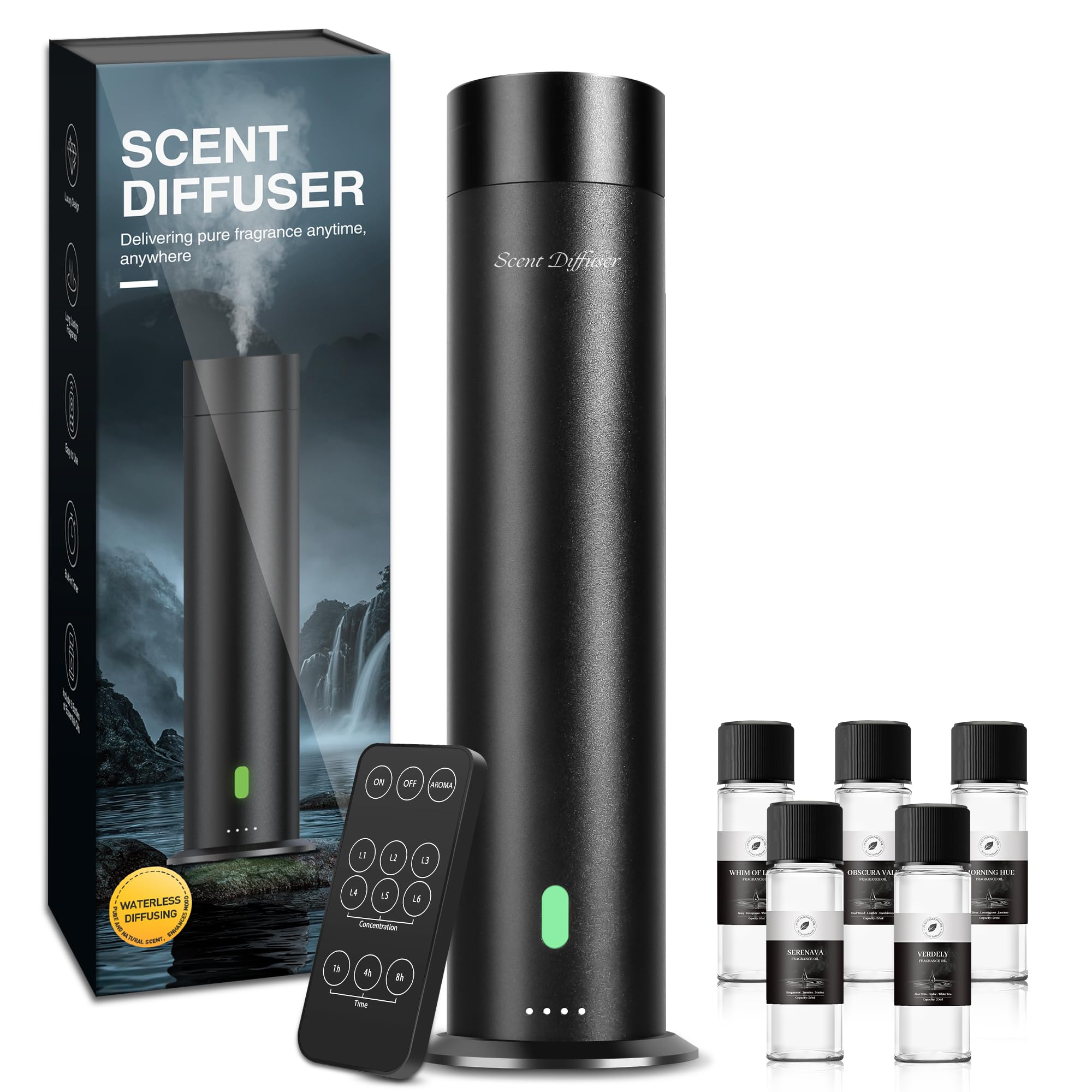 XspideM diffuseur sans eau, design élégant, apportez une ambiance sophistiquée.