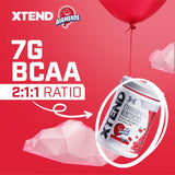 Xtend BCAA et glutamine 2,5 g, dose visuelle utile pour la récupération après l'effort.