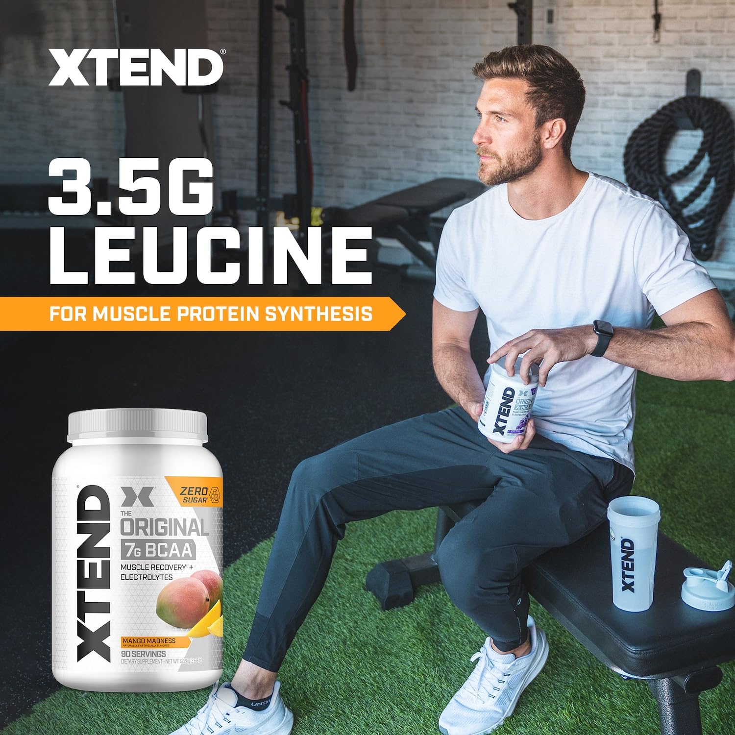 Xtend saveur mangue-folle : saveur fruitée sans sucre pour le plaisir.