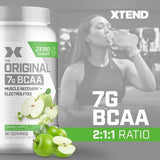 Xtend améliore l'hydratation grâce aux électrolytes pendant l'entraînement.