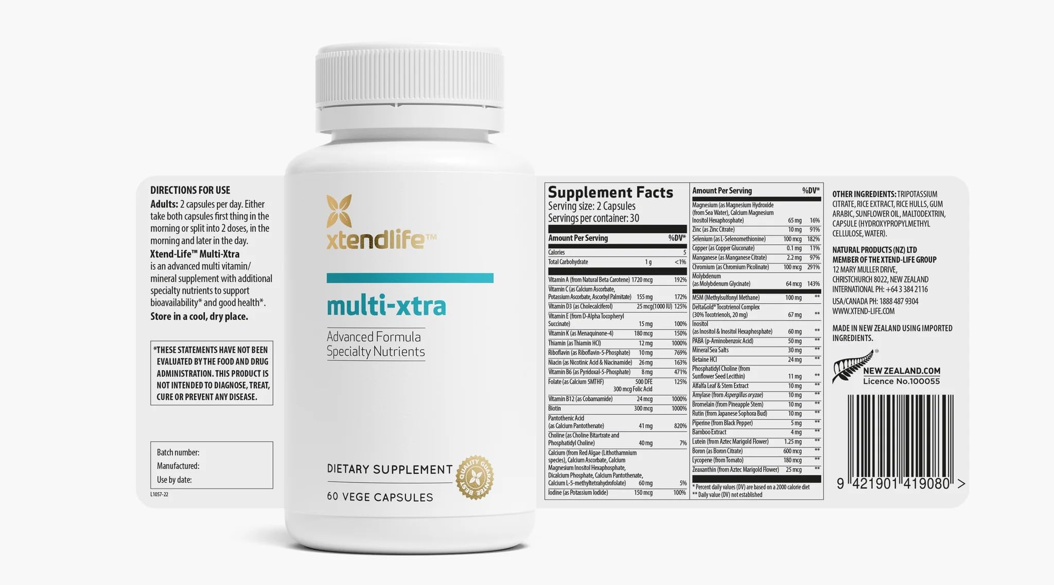Utilisation familiale: capsules faciles à prendre pour adultes et enfants.