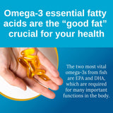 Xtendlife Omega3 – Capsules blanches, faciles à avaler et sans arrière-goût.