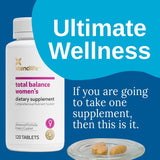 Xtendlife Total Balance gélules visibles, apport nutritionnel pour femmes.