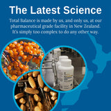 Xtendlife Total Balance: tableau nutritionnel détaillé montrant les nutriments essentiels.