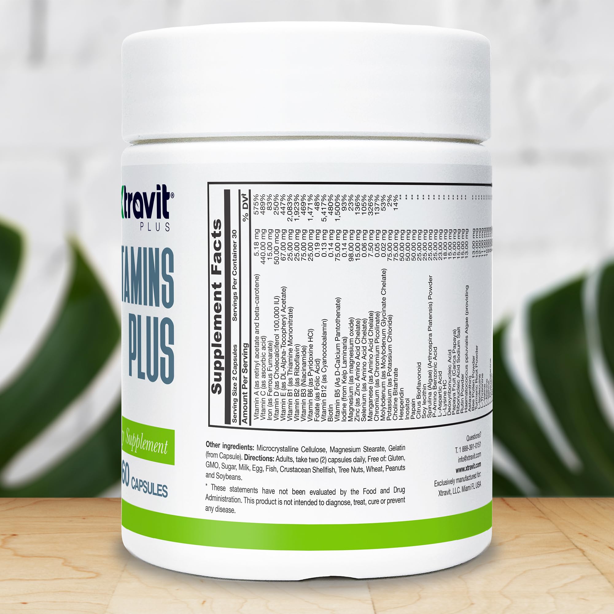 Ingrédients essentiels de Xtravit Vitamines Plus pour combler les lacunes nutritionnelles
