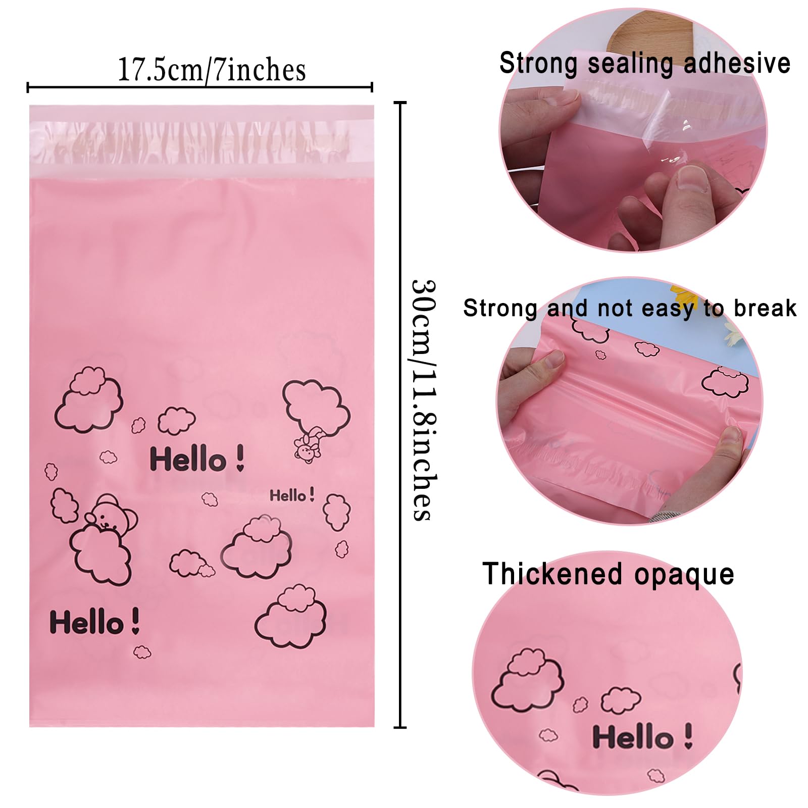 Emballage opaque et design anti-odeur des sacs Xuezoioy.