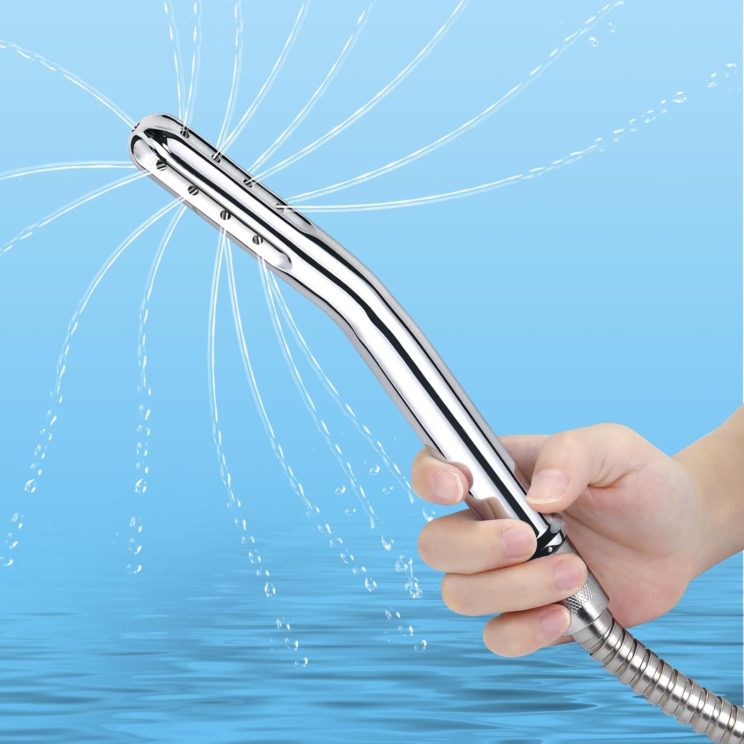 XUYU douche, angle de 45 degrés pour une manipulation confortable.