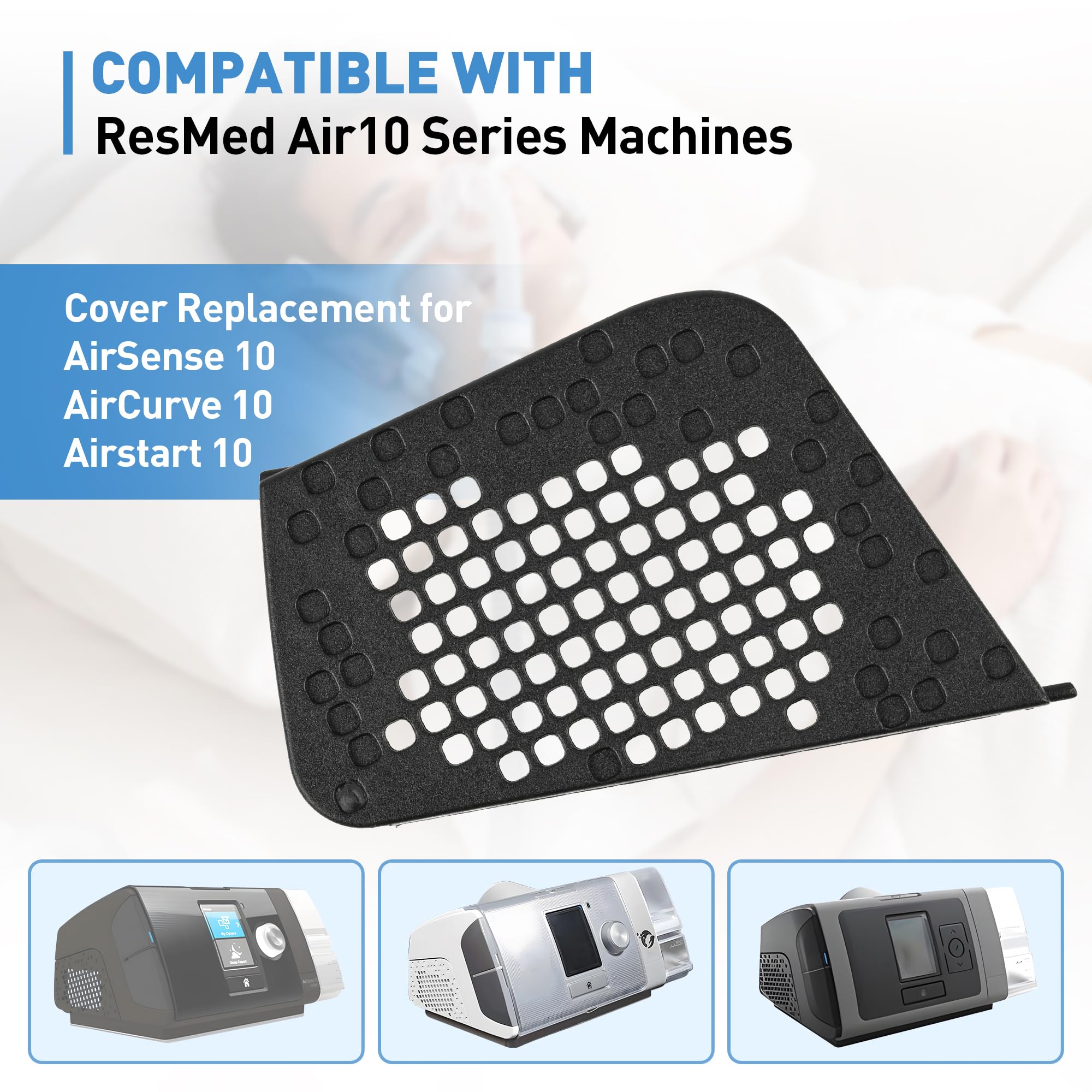 XwaYexa porte-filtre AirCurve 10 noir, maintien du filtre assuré