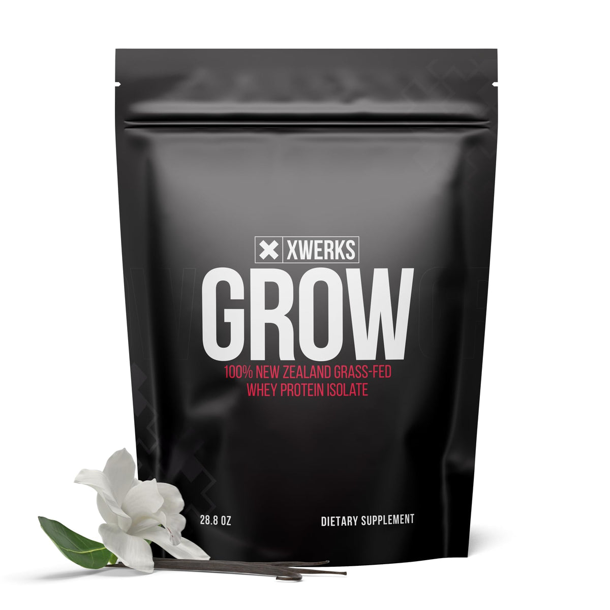 XWERKS Grow poudre isolat protéine vanille de Nouvelle-Zélande, récupération potentielle