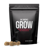 XWERKS Grow : emballage et scoop visibles, protéine whey grass-fed idéale pour l entraînement.
