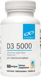 XYMOGEN D3 5000 UI – bouteille et gélules, soutien immunitaire possible.