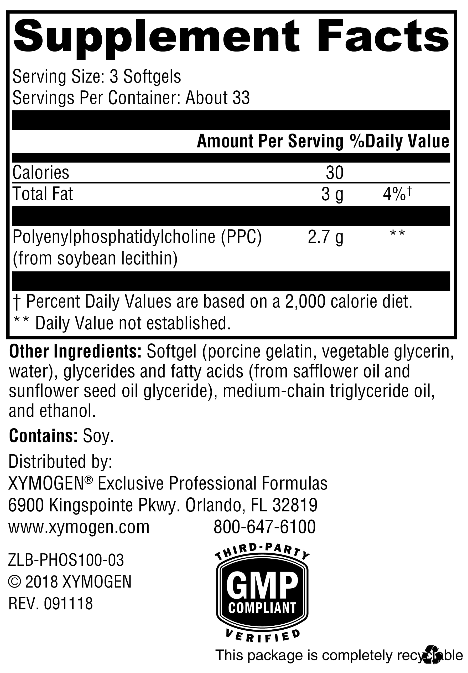 XYMOGEN PhosphaLine — Verre d’eau prêt à accompagner la prise.