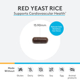 Bouteille XYMOGEN riz rouge ouverte avec capsules faciles à prendre