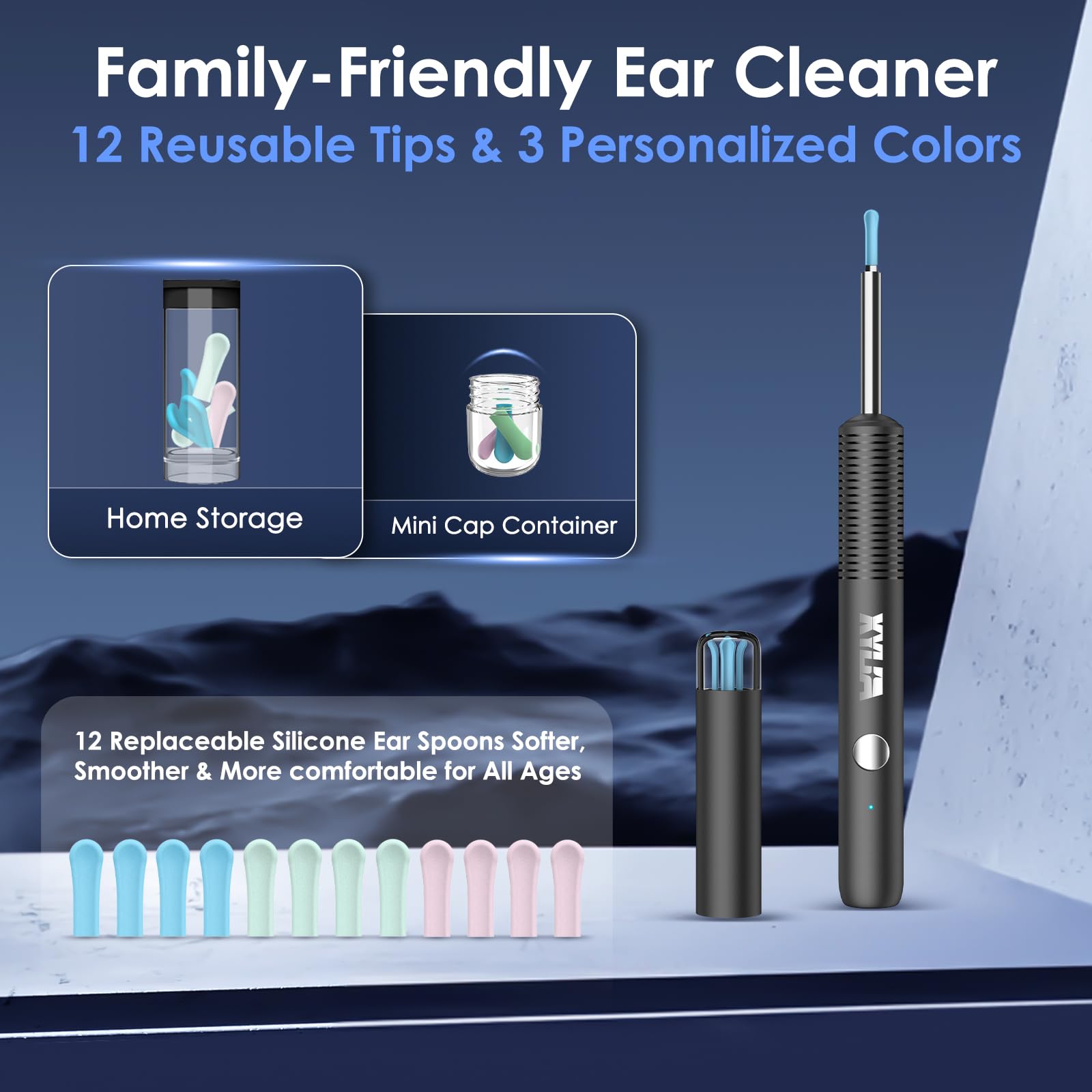 Otoscope oreille Xylla fin 3,5 mm pour confort d’examen.