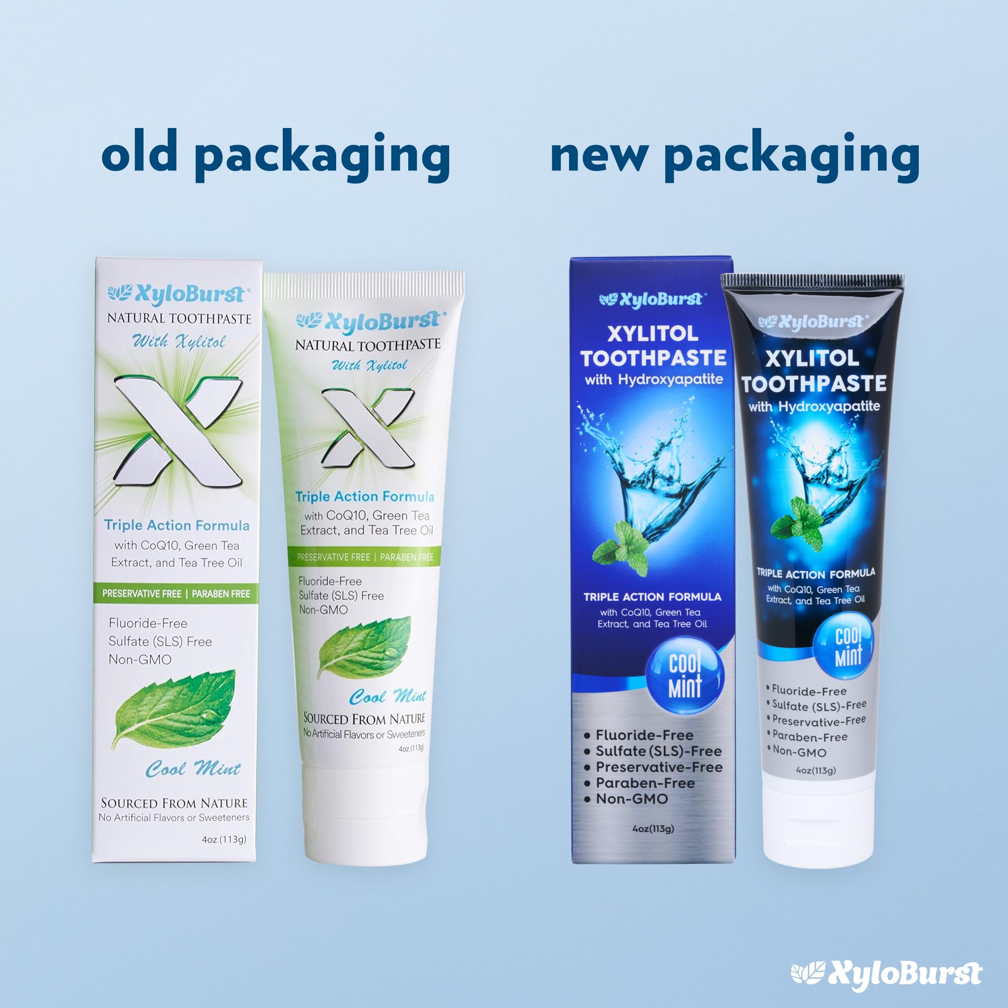 Usage quotidien XyloBurst pour un sourire confiant et frais.