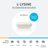 XYMOGEN L-Lysine 1000 mg – Gélules, contenu 500 mg par capsule, facilité d ingestion.