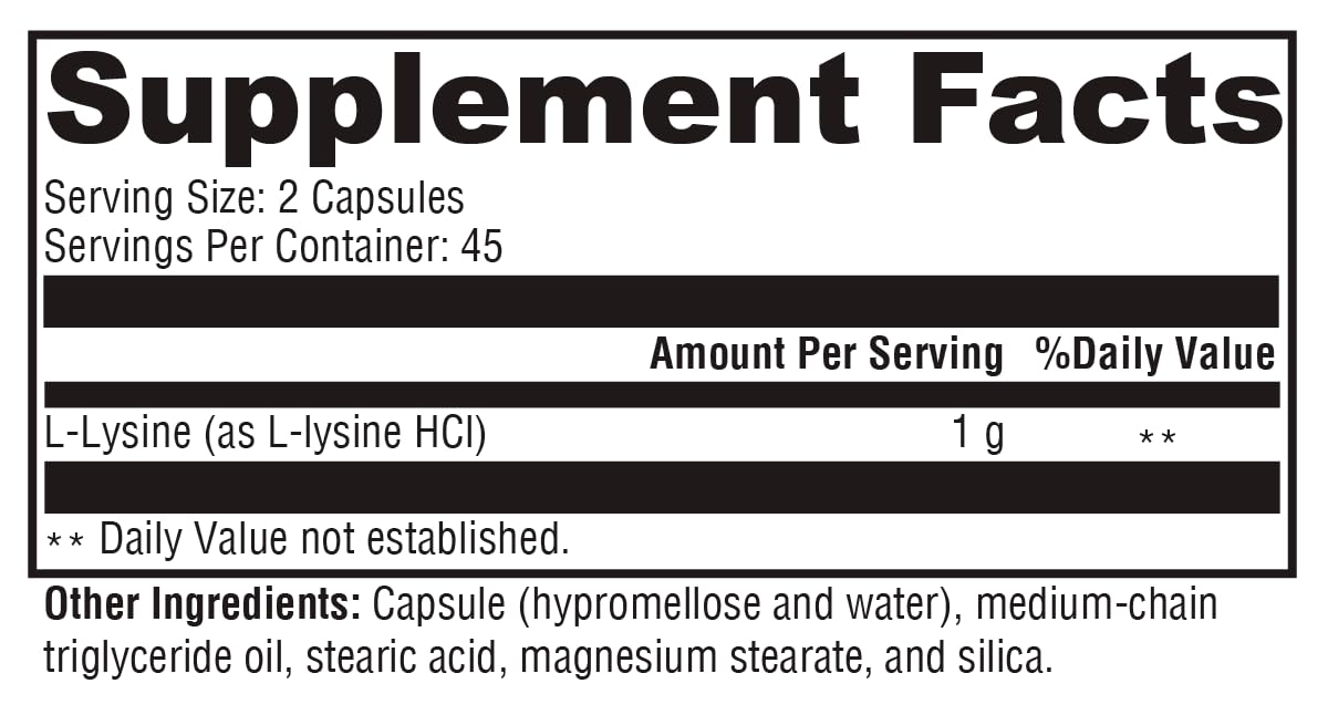 XYMOGEN L-Lysine 1000 mg – Fiche produit, sans gluten ni OGM.