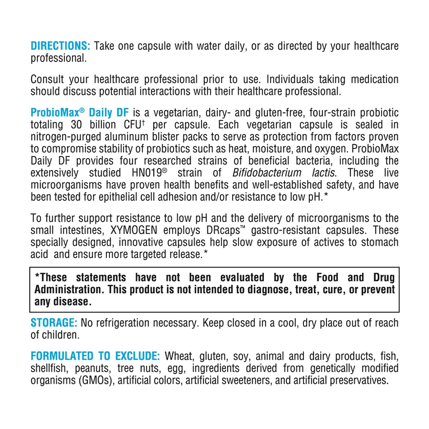 XYMOGEN ProbioMax Daily 30B, illustration microbiote et soutien potentiel.