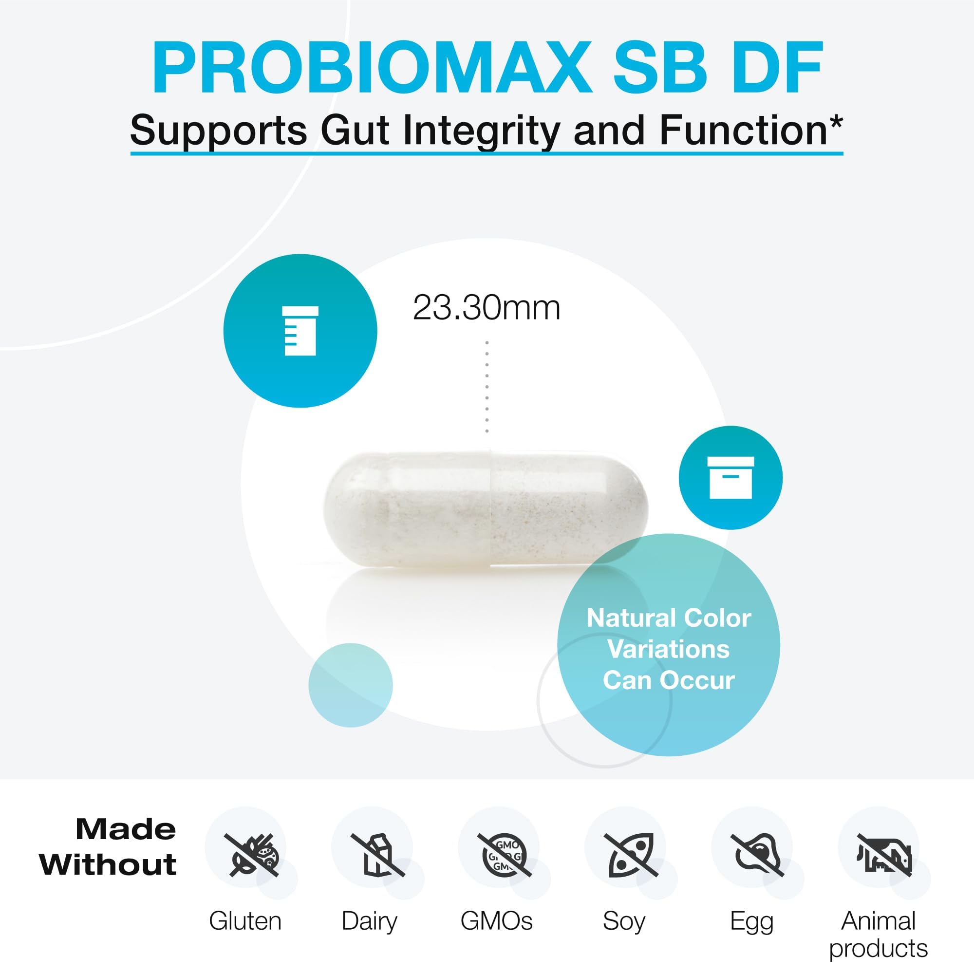 XYMOGEN ProbioMax Sb 35B : blister azote protégeant les probiotiques contre chaleur et humidité.