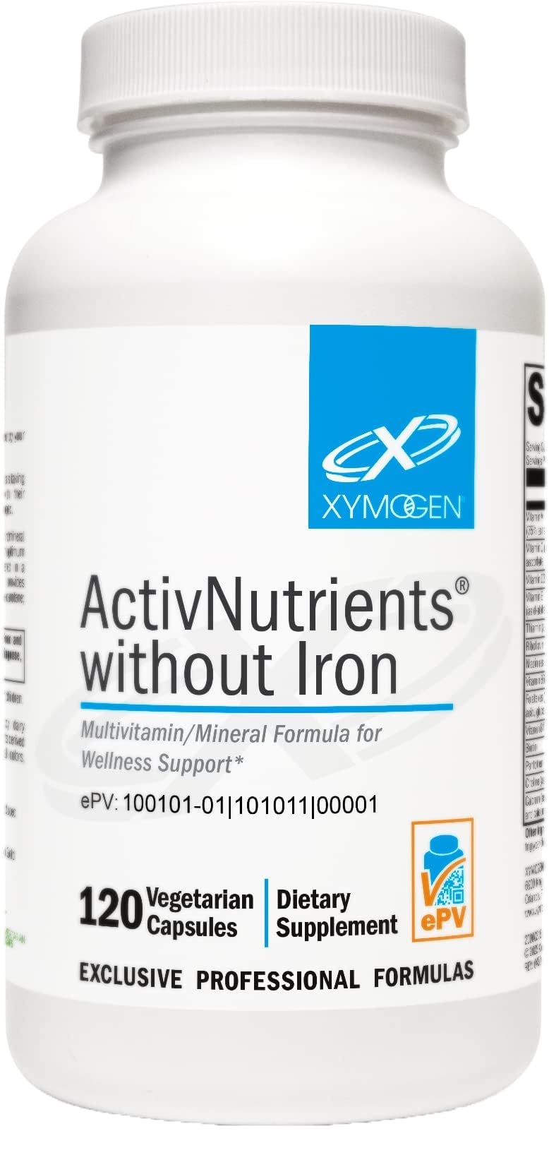 XYMOGEN ActivNutrients sans fer – capsules faciles à prendre pour le quotidien.