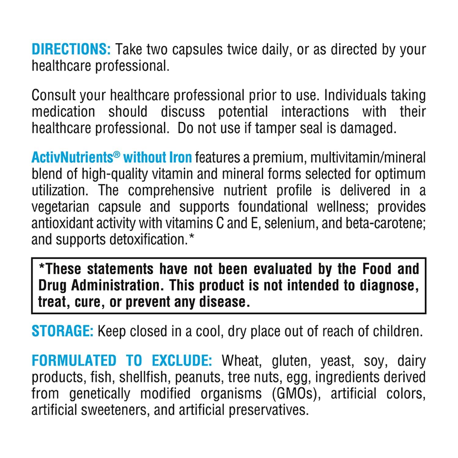 XYMOGEN ActivNutrients soutien énergie potentiel grâce aux vitamines B.