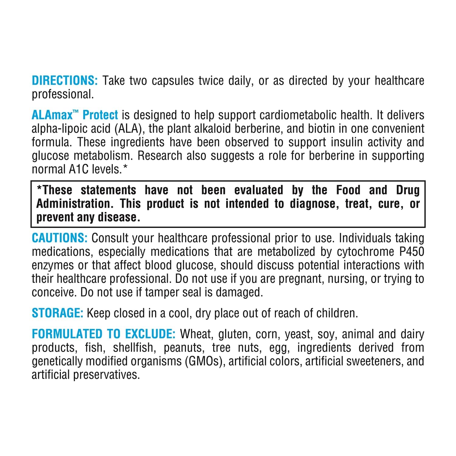 XYMOGEN ALAmax Protect: sans gluten et sans allergènes, adapté à divers régimes.