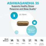 XYMOGEN Ashwagandha 35 etiquette-label: information claire et traçabilité
