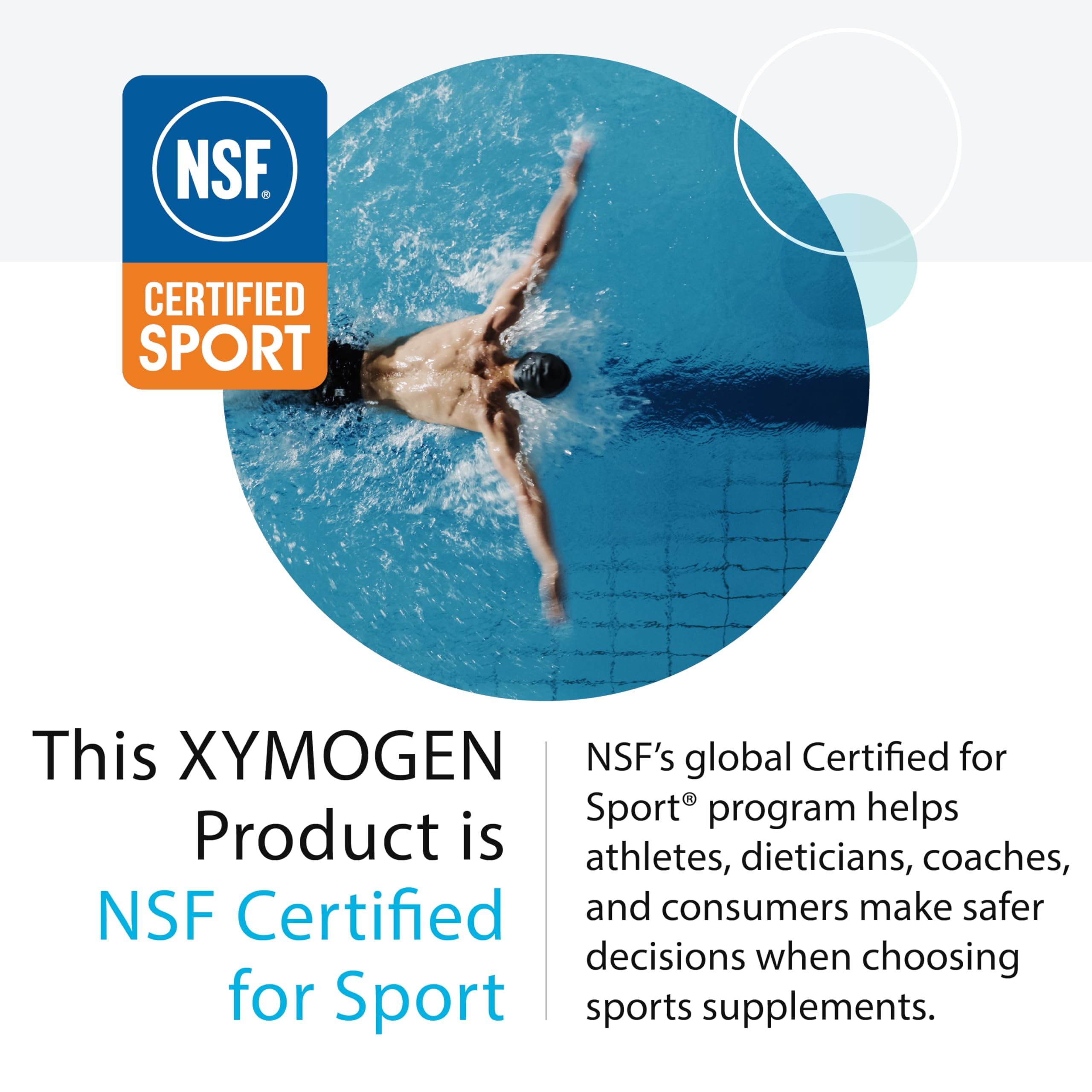 XYMOGEN ATP Ignite, poudre goût fruits rouges prête à être mélangée pour l’entraînement.