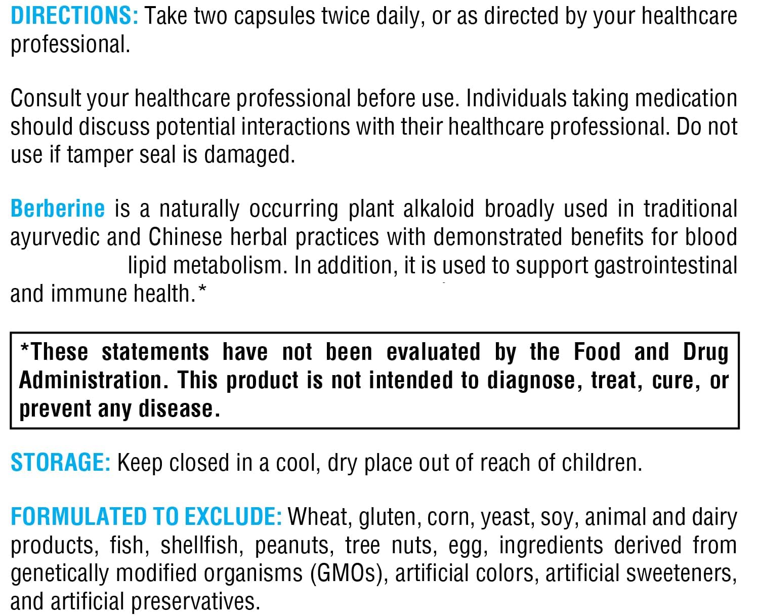 XYMOGEN Berberine HCL 1000mg – sans OGM et produits animaux, formulation éthique