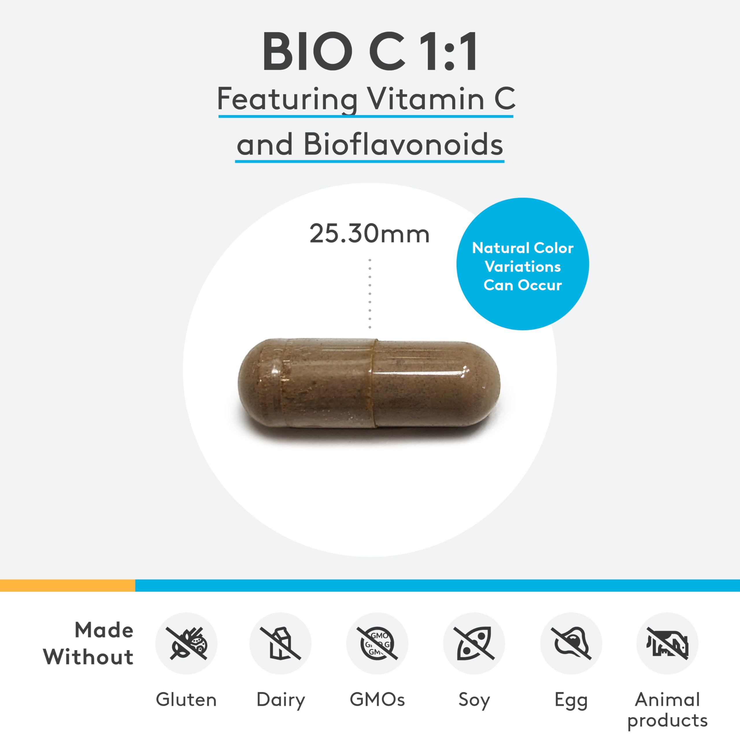 XYMOGEN Bio C 1:1 – zoom sur capsule montrant texture facile à avaler.