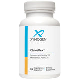 XYMOGEN CholeRex – bouteille de capsules, soutien potentiel au métabolisme des lipides.